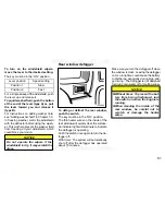 Предварительный просмотр 63 страницы Toyota 1997 Tercel Owner'S Manual