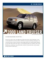 Toyota 2000 LAND CRUISE Brochure & Specs предпросмотр