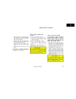 Preview for 157 page of Toyota 2001 CELICA Operating Manual