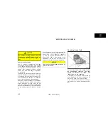 Предварительный просмотр 196 страницы Toyota 2001 CELICA Operating Manual