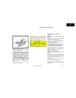 Предварительный просмотр 201 страницы Toyota 2001 CELICA Operating Manual