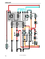 Предварительный просмотр 72 страницы Toyota 2001 CELICA Wiring Diagram