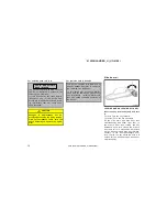 Предварительный просмотр 16 страницы Toyota 2001 HIGHLANDER Owner'S Manual