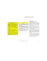 Предварительный просмотр 45 страницы Toyota 2001 HIGHLANDER Owner'S Manual