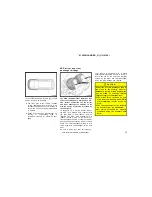 Предварительный просмотр 53 страницы Toyota 2001 HIGHLANDER Owner'S Manual