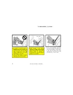 Предварительный просмотр 70 страницы Toyota 2001 HIGHLANDER Owner'S Manual