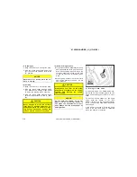 Предварительный просмотр 114 страницы Toyota 2001 HIGHLANDER Owner'S Manual