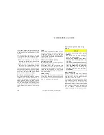 Предварительный просмотр 140 страницы Toyota 2001 HIGHLANDER Owner'S Manual