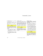 Предварительный просмотр 232 страницы Toyota 2001 HIGHLANDER Owner'S Manual