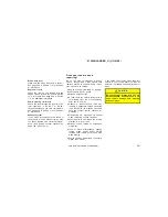 Предварительный просмотр 241 страницы Toyota 2001 HIGHLANDER Owner'S Manual