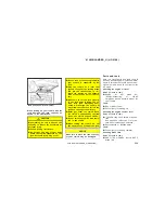 Предварительный просмотр 249 страницы Toyota 2001 HIGHLANDER Owner'S Manual