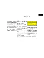 Предварительный просмотр 261 страницы Toyota 2001 Tundra Owner'S Manual