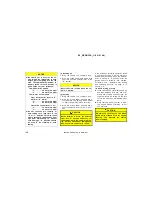 Предварительный просмотр 142 страницы Toyota 2002 Sequoia Owner'S Manual