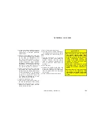 Предварительный просмотр 210 страницы Toyota 2002 Tundra Owner'S Manual