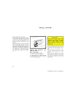 Предварительный просмотр 22 страницы Toyota 2005 Camry Solara Convertible Operating Manual