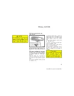 Предварительный просмотр 99 страницы Toyota 2005 Camry Solara Convertible Operating Manual