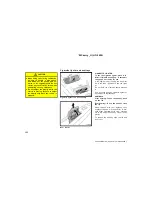 Предварительный просмотр 202 страницы Toyota 2005 Camry Solara Convertible Operating Manual