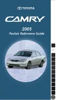 Toyota 2005 Camry Solara Convertible Pocket Reference Manual preview