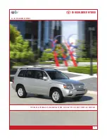 Toyota 2006 HIGHLANDER HYBRID Brochure & Specs preview