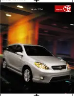 Toyota 2006 Matrix Brochure & Specs предпросмотр