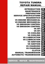 Preview for 2 page of Toyota 2006 Tundra Service - Repair - Maintenance