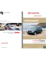 Preview for 23 page of Toyota 2007 Highlander Owner'S Manual