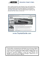 Preview for 2 page of Toyota 2008 FJ Cruiser Owner'S Manual