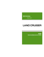 Предварительный просмотр 1 страницы Toyota 2008 Land Cruiser Scheduled Maintenance Manual