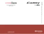 Предварительный просмотр 1 страницы Toyota 2009 Camry Quick Reference Manual