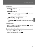 Preview for 207 page of Toyota 2010 Camry Hybrid Quick Reference Manual