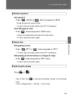 Preview for 209 page of Toyota 2010 Camry Hybrid Quick Reference Manual