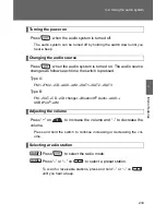 Preview for 243 page of Toyota 2010 Camry Hybrid Quick Reference Manual