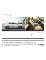 Toyota 2011 Avalon Limited Brochure preview