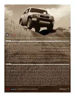 Preview for 5 page of Toyota 2011 FJ Cruiser Datasheet