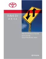 Предварительный просмотр 1 страницы Toyota 2012 RAV4 EV infotainment system Quick Reference Manual