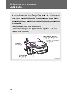 Предварительный просмотр 265 страницы Toyota 2012 Yaris Hatchback Owner'S Manual