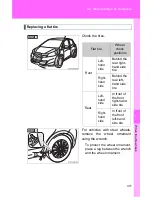 Предварительный просмотр 295 страницы Toyota 2012 Yaris Hatchback Owner'S Manual