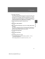 Предварительный просмотр 309 страницы Toyota 2013 Prius PHV Owner'S Manual