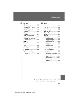 Предварительный просмотр 729 страницы Toyota 2013 Prius PHV Owner'S Manual