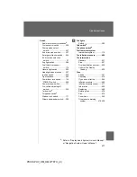 Предварительный просмотр 737 страницы Toyota 2013 Prius PHV Owner'S Manual