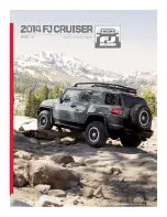 Preview for 1 page of Toyota 2014 FJ Cruiser Specifications