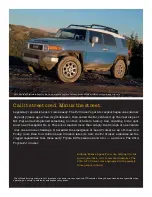 Preview for 2 page of Toyota 2014 FJ Cruiser Specifications