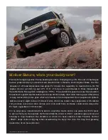 Preview for 3 page of Toyota 2014 FJ Cruiser Specifications