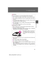 Предварительный просмотр 321 страницы Toyota 2015 Prius Owner'S Manual