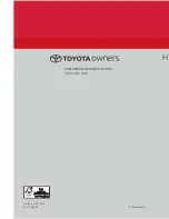 Предварительный просмотр 52 страницы Toyota 2016 Highlander Quick Reference Manual