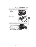 Предварительный просмотр 115 страницы Toyota 2016 Land Cruiser Manual