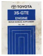 Toyota 3S-GTE Repair Manual preview