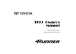 Toyota 4Runner 1999 Owner'S Manual preview