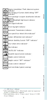 Preview for 7 page of Toyota 4Runner 2008 Quick Reference Manual