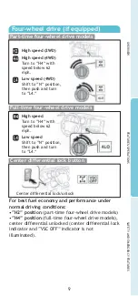 Preview for 11 page of Toyota 4Runner 2008 Quick Reference Manual